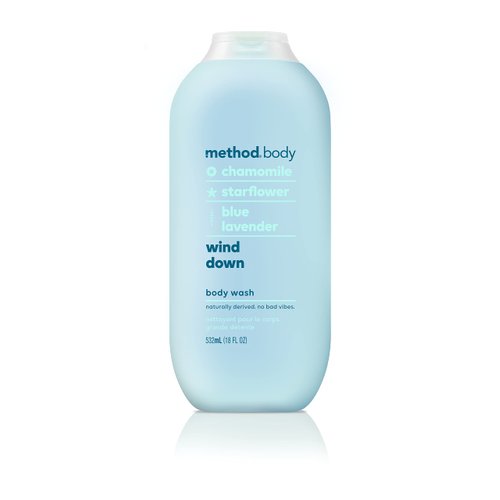 Method Moisturizing,Softening Body Wash, Wind Down, Paraben and Phthalate Free, 18 oz (Pack of 1)