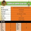 Gorilla 7820002 Super Glue Gel, 3-gm., 2-Pk. - Quantity 10