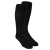 Truform Short Length 20-30 mmHg Compression Stockings for Men and Women, Reduced Length, Closed Toe, Black, Medium