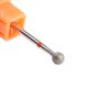 MZCMSL 3pcs 5mm Ball Head Cuticle Clean Drill Bits, Diamond Burrs Nail Bits for Manicure and Pedicure