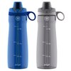 Pogo 32oz Chug Lid Tritan Water Bottle (Grey/Blue 2-pack)