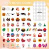 68 Pcs Holiday Seasonal Accessories Icons for Felt Letter Message Board Decorations Cute Symbols Changeable with Adhesive Dots for 4th July Patriotic Independence Day Decor, Board Not Included