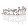 Anderson's Gigi Clear Rhinestone Silver Tiara, 2.25 Inches, Women, Girls, Wedding Tiara, Queen Or Princess Prom Tiara Homecoming, Pageant, Wedding, School Dance, Award, Costume, Party, Event