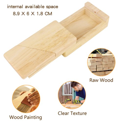 Impossible Puzzle Box Secret Money Box Mini 3D Brain Teaser Toy Cash Card Boxes Surprise Wooden Magic Box