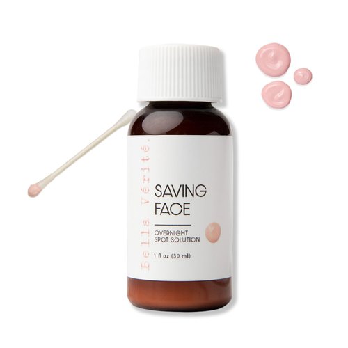 Bella Vérité. Saving Face | Salicylic Acid Overnight Spot Treatment | Colloidal Sulfur & Zinc Oxide | Acne Treatment for Teens and Adults | Vegan & Talc-Free | Made in USA | 1 Fl Oz