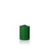 Yummi 3" x 4" Hunter Green Round Pillar Candles - 3 per Pack