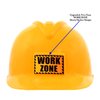 AnapoliZ Kids Dress Up Costume Hat | Yellow Plastic Construction Worker Helmet for Parties | Safety Engineer Cap