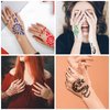 Kapopi Henna Tattoo Stencil Kit, Henna sexy temporary tattoo stickers For Women, girls and teenagers，Body Art Painting (Henna Tattoo Kit B)
