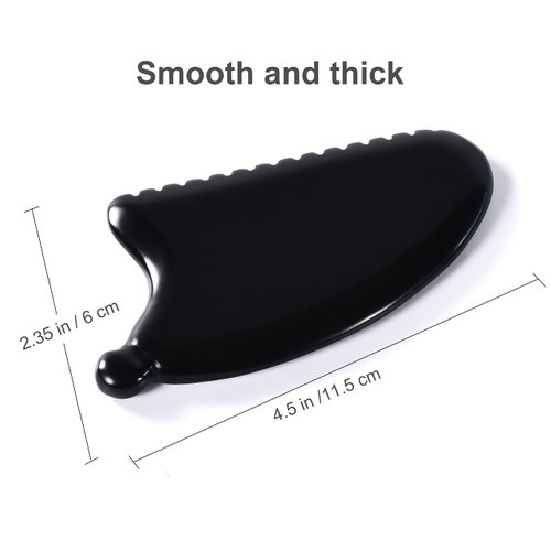 Oarkive Gua Sha Face Massager Gua Sha Bian Gua Sha Stone Facial Body Lymphatic Drainage Massager Wildling Guasha Tool Face Sculptor Tool
