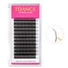 TDANCE Lash Spikes Matte Black 5D Spikes Lash Extensions Natural Look 5D Flower Eyelash Extensions for Professional Use(5D-Flower,C-0.07,10-17mm)