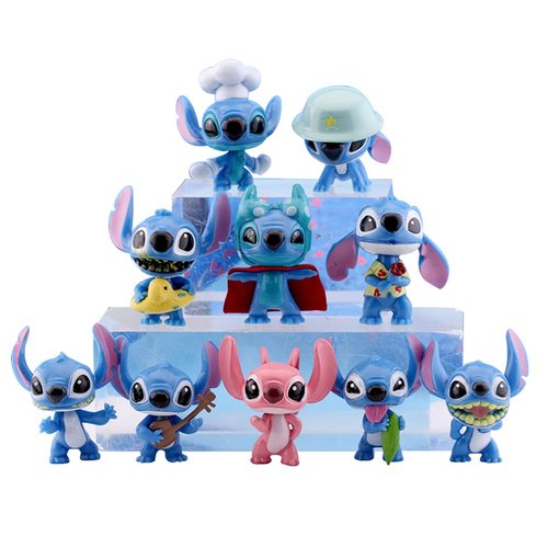 Lilo and Stitch Cake Toppers,Stitch Inspired Cupcake Topper for Children&#39;s Birthday Party Cake De...