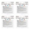 Ardell False Eyelashes Regular Medium Black 4 Pack