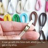 5mm / 0.2 inches (Inner Diameter) Tiny Rectangle Shape Metal Buckles, Doll Mini Buckles, in 4 colors, Perfect for Doll Clothes (5 PCS)