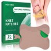 AOSORW Knee Joint Relief Patches: 30 Count Natural Herbal Kit for Heat Bone-on-Bone Support - Wormwood Back Neck Shoulder Feet Plaster - Soothing Muscle and Bone Hot Relief Patch
