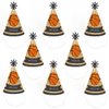 Big Dot of Happiness Nothin' but Net - Basketball - Cone Happy Birthday Party Hats for Kids and Adults - Set of 8 (Standard Size)