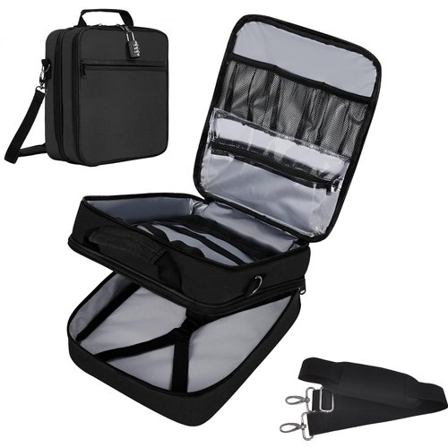 LOTCAIN Locking Storage Box Lightweight Toy Organizer Portable Ditty Bag Travel Pouch