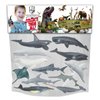 Higherbros Sharks Figures Sea Animals Whale Toys Set Ocean Animal Action Figures, Great for Kids Bath Toys, Beach Toys, Cake Topper and Party Favors, Gifts, Prizes, Rewards (12 PCS)