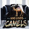 Camel Blanket Desert Camel Plush Throw Blanket Super Soft Cozy Warm Fleece Camel Bedding Blanket Gifts for Kids Girls Boys Women 40"X50"