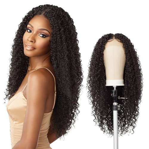Sensationnel Butta Lace Front Wigs - Butta unit 35 extra wide 5 inch deep part synthetic wig preplucked hairline - Butta unit 35 (BALAYAGECARAMEL)