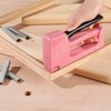 HAUSHOF Light Duty Staple Gun, Upholstery Staple Gun with 800PCS JT21 Staples and Stapler Remover, Pink Staple Gun Kit fits JT21 Staple of 1/4'', 5/16'' & 3/8'' for Classroom, Crafts, DIY, Decoration