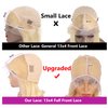 mogge Blonde Bob Wigs Human Hair 613 Blonde Bob Wig 13x4 HD Transparent Lace Front Bob Wigs For Women Pre Plucked With Baby Hair Glueless Short Straight Cut Bob Wig 10 Inch