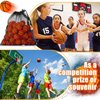 Civaner 60 Pcs Basketball Party Favors Mini Small Basketballs Bouncy Stress Sports Balls with Drawstring Bag for School Party Carnival Reward Toys Game Decorations
