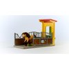 Schleich Farm World, Horse Toys for Girls and Boys, Horse Stall Set with Iceland Pony Stallion Toy Figure