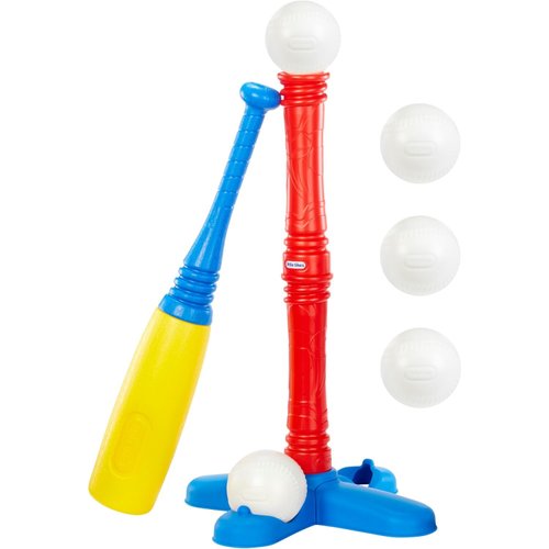 Little Tikes T-Ball Set, Red, 5 Balls, for Toddlers Ages 18+ Months (82251)