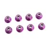 GDOOL 8PCS Flange M4 Lock Nuts Serrated Nylon Self-Tightening Aluminum M4 Wheel Hardware for Axial HPI TLR ECX Model RC Car Vehicles Upgraded Replacement Parts (Purple)