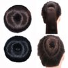 2PCS Hair Bun Maker French Hair Style Curler Accessories Donut Bun Maker Hair Ring Doughnut DIY Hair Styling Shaper Roll Bun Tool for Long Curly Straight Thick Thin Hair(black+brown)