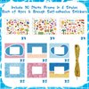 kapitomanio 30 Packs Summer Crafts Kit, Beach Pool DIY Picture Frame Craft Kit for Summer Party Favors Home Game Activities Supplies