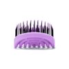 NuWay 4Hair® Patented Curved and Vented Hair Dryer Safe Detangling C Brush® (Purple)