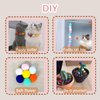 GADGATRON Funny Interactive Cat Toy Ball Launcher Gun with 100 Pcs Cat Pompom Ball & 3 Ping-Pong Pinballs Kitten Toys Launcher Cat Plush Silent Ball Gun Interactive Toy Cat Toys