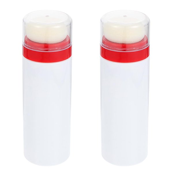 Kichvoe Toddler Powder Puff Box Empty Powder Dispenser Bottle, 2Pcs Travel Body Powder Jar Makeup Powder Empty Case Container for Home Outdoor Trip Travel Size Baby Powder