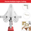 GARTOL Ratchet Miter Shears for Angular Cutting Molding Crafting, Shoe Molding & Quarter Round Cutting Tool Miter Cutter, Adjust at 45-135 Degree Multi-Angle Cutter Hand Tool for Soft Wood, PVC, MDF
