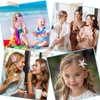 Vodolo Seashell Hair Clip,6PCS Shell Pearl Starfish Hair Clips,Unique Novelty Beach Ocean Mermaid Hair Accessories for Women Girls,Hair Decoration for Halloween Christmas Weddings Party Evenings
