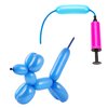 100Pcs 260 Balloons Long Balloons Animals Twisting Balloons Latex Balloon Garland for Birthday Wedding Party Decorations (Blue)