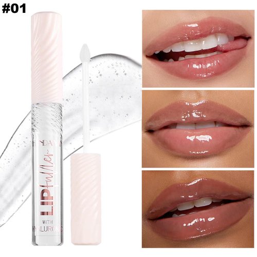 Crystal Lip Gloss Lip Plumper Gloss Tinted Lipgloss Lip Oil Teens Moisturizing Lipstick Lip Balm High Shine And Vegan Plumping Lip Gloss For Women Girls Long-Lasting Dry Lip Care 01
