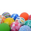 Entervending Bouncy Balls - 6 Pcs Rubber Balls for Kids - Mixed Bounce Balls - 60 mm Big Bouncy Ball - Bouncing Balls Party Favors