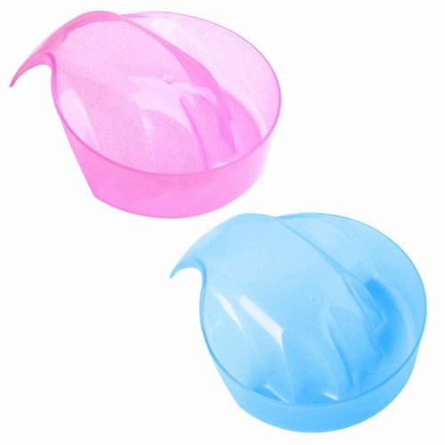 JINYONGXING 2Pcs Nail Treatment Bowl Hand Soak Bowl Hand Care Bowl Nail Art Hand Wash Remover Soak Bowl Hand Resurrection Care Wash Manicure Spa Tool for Nail Art Care