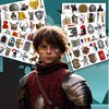 105PCS Medieval Knight Temporary Tattoos Stickers Theme Birthday Party Decorations Supplies Favors Decor Brick Stone Crown Castle Soldier Tattoo Sticker Gifts For Boys Girls Class Prizes Carnival