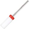 PANA Flat Top Small Barrel 3/32" Ceramic Bit - Fine Grit - Fast Remove Acrylic or Hard Gel Nail Drill Bit for Manicure Pedicure Salon Professional or Beginner