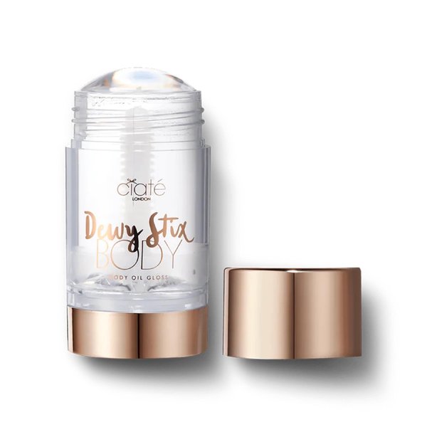 Ciaté London Shimmery Stick: Dewy Stix Body Oil Gloss, Nourishing Coconut Oil, Soothing Monoi Extract - (Glow Catcher)