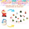 Toysbutty Christmas Slime Kit,2 Pack Scented Cloud & Clear Slime for Kids,Slime Kits with Santa Claus Charm, Soft Stretchy Advent Calendar 2024,Slime Party Favors for Girls,Holiday, Classroom Gifts