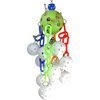 1792 Ball Waterfall Bonka Bird Toys Colorful Pull Plastic Chain Parrot Quaker Parrotlet Cockatoo African Grey