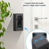 Anti-Theft Doorbell Corner Mount with Adjustable Angle,Mounting Bracket for Doorbell Cover Holder Not Block Doorbell Sensor