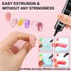 MUSILAN 3D Nail Gel Sculpting Gel Nail Art Glue for Nail Art Designs DIY Clear Builder Gel Nail Craving Sculpting Molding Gel for 3D Gel Nail Art Polish Painting Nail Drawing Gel Decoration Manicure