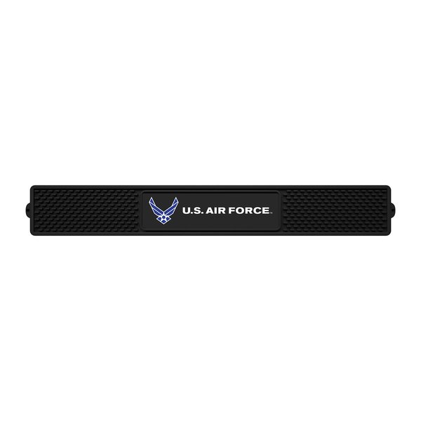 FANMATS 15729 U.S. Air Force Drink Bar Mat - 3.25in. x 24in. - Durable Dish Drying Mat, Easy Clean, Counter Mat
