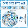 74 PCS Winter Arctic Animal Party Favors, 50 PCS Arctic Animal Stickers 24 PCS Arctic Animal Slap Bracelets Winter Arctic Polar Animal Birthday Party Decorations Supplies for Kids Classroom Rewards