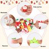 SULOLI 36 PCS Christmas Mochi Squishy Toys, Xmas Squeeze Toys Stress Reliever Anxiety Packs for Kids Christmas Party Favors Stocking Stuffers Gifts